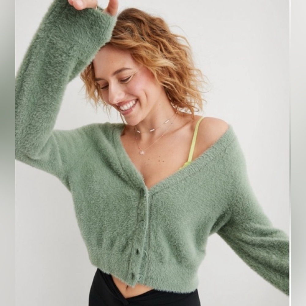 Aerie Cropped Sweater